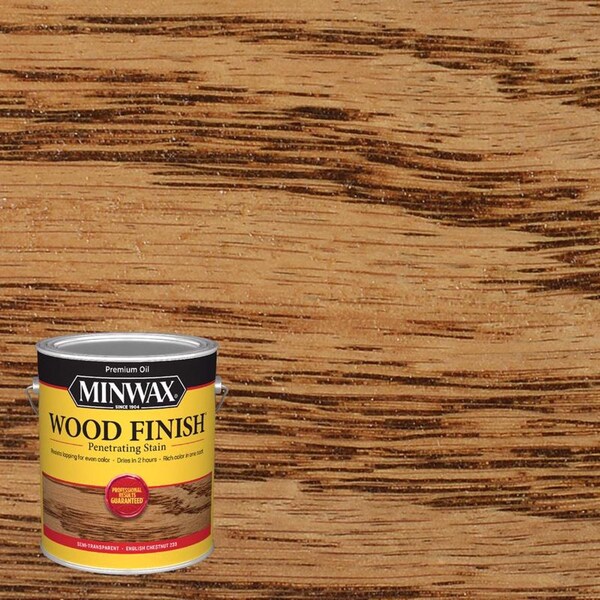 Minwax Wood Finish Semi-Transparent English Chestnut Oil-Based Penetrating Stain 1 gal 710440000 - main